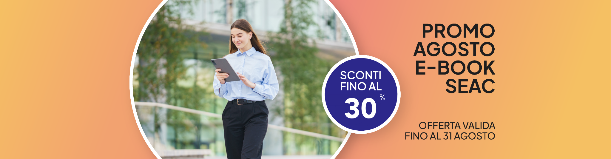 Sconti fino al 30% sugli e-book di Seac Editore!